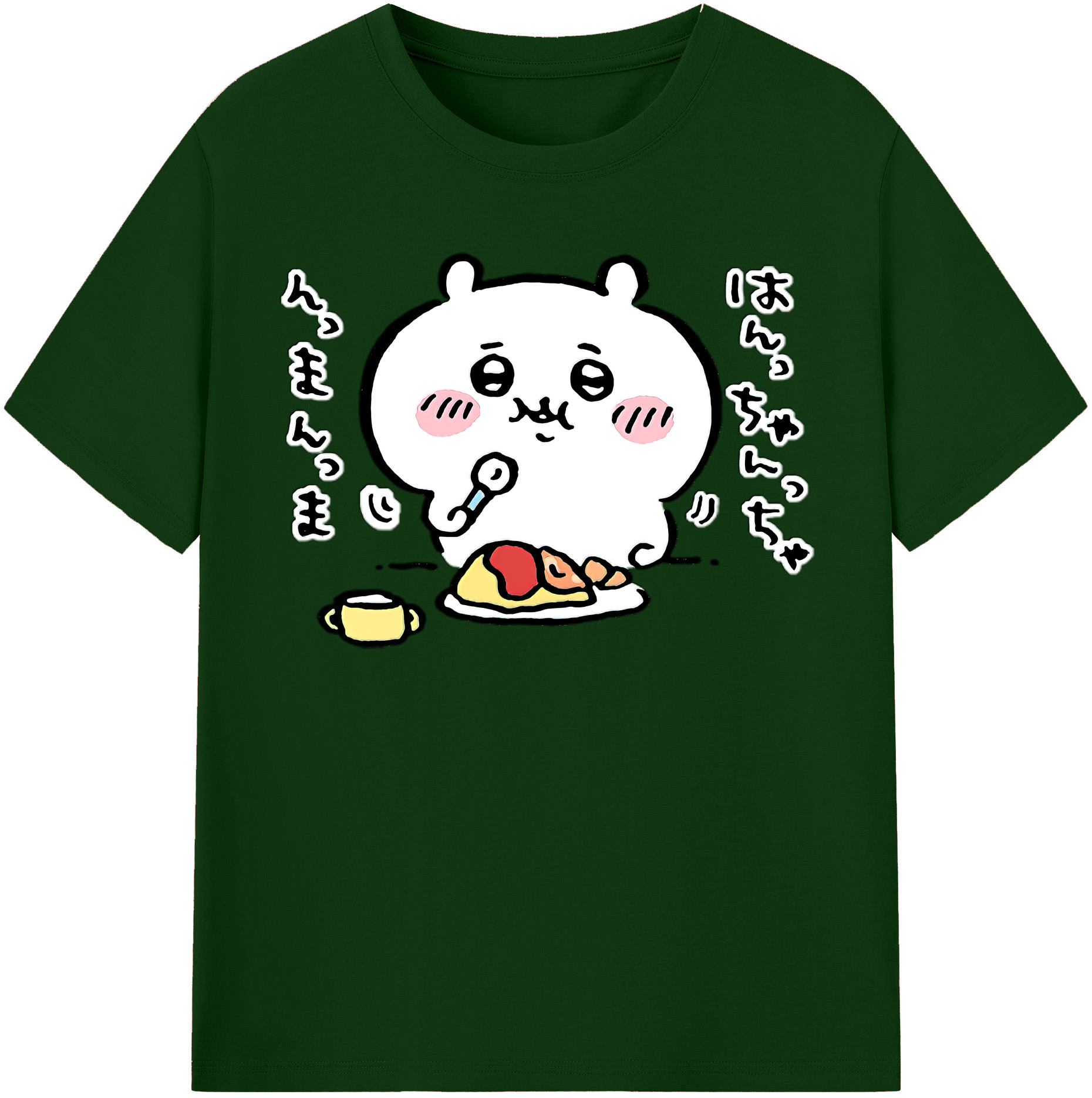 （画像用） ちいかわ ちいかわ Chii-kawa chiikawa 綿100％半袖Tシャツ（フロントプリント）